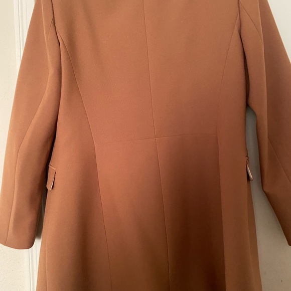 Zara Tan Double-Breasted Blazer - Picture 4 of 4